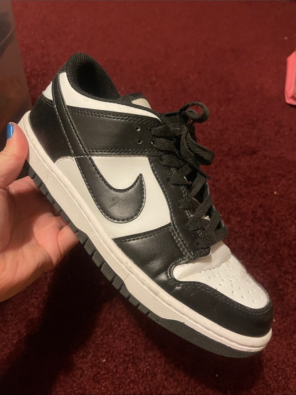 Nike Black and White Low-Top Sneaker